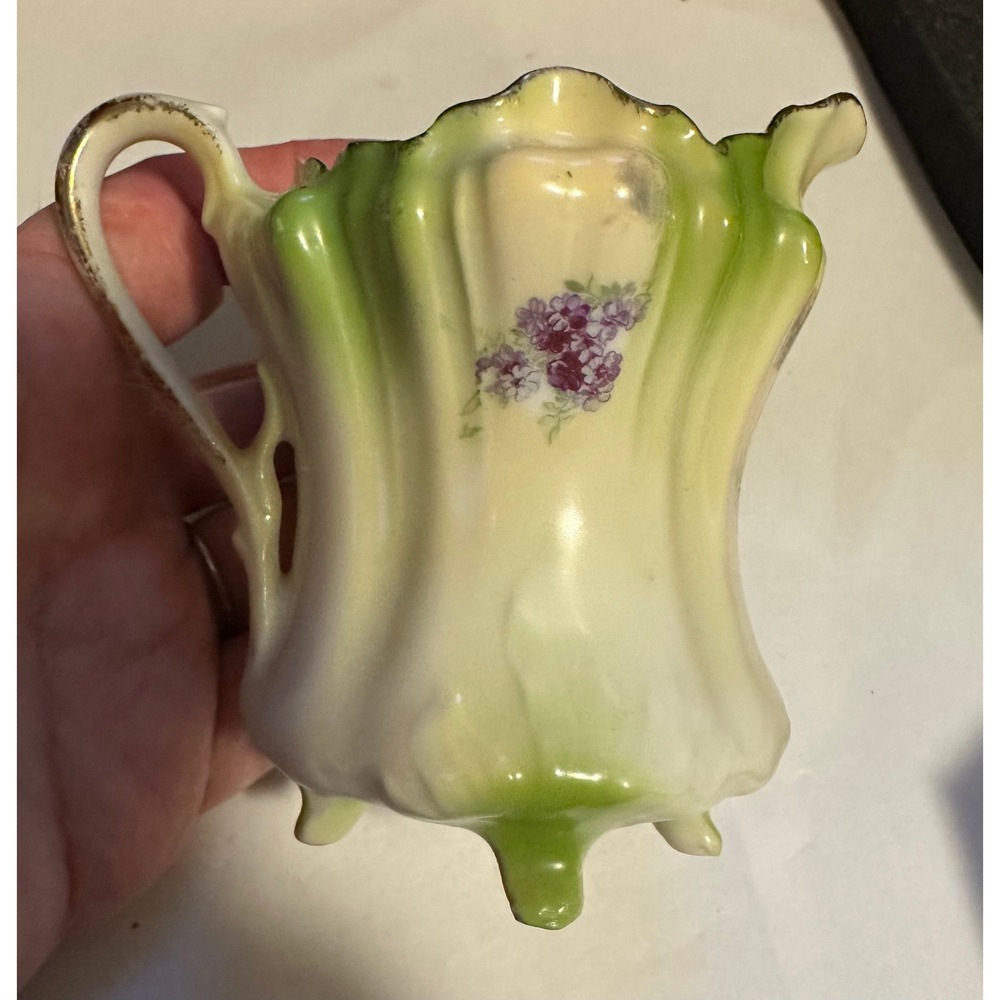 Antique RS Germany Porcelain Footed Creamer - Picture 2 of 5